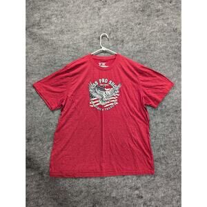 Bass Pro Shops An American Tradition Patriotic Short Sleeve T-Shirt Size 2XL